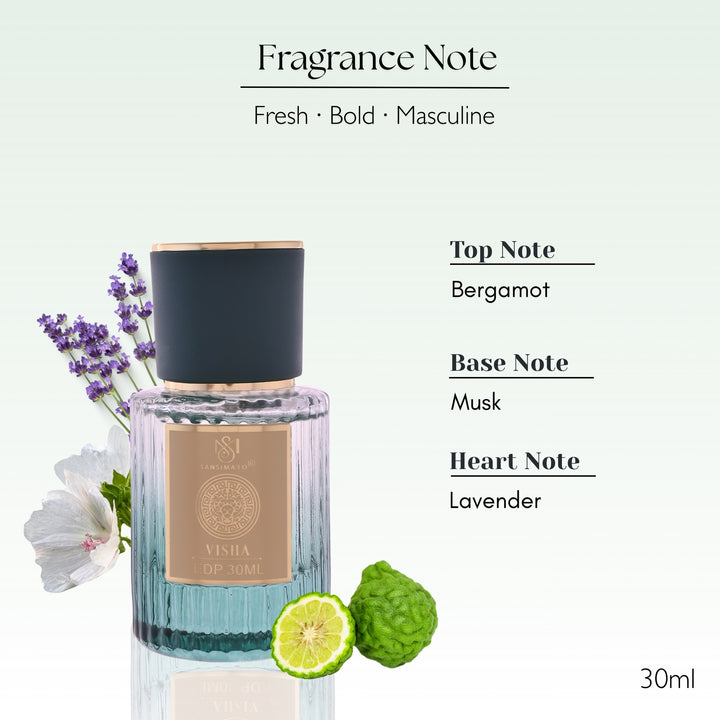 Visha Signature Visha Fragrance For Men - Green Edition