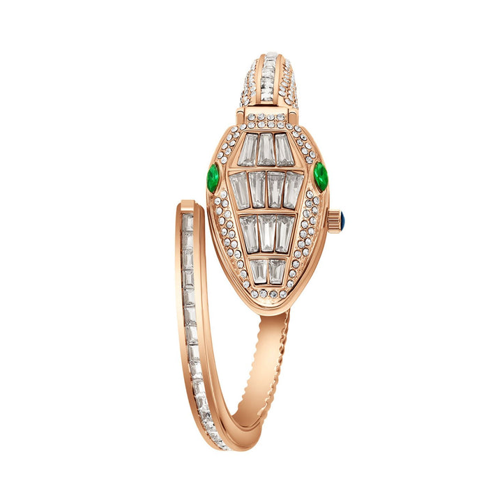 Python Rose Gold And White Bracelet Watch – White Dial | Sansi Mayo