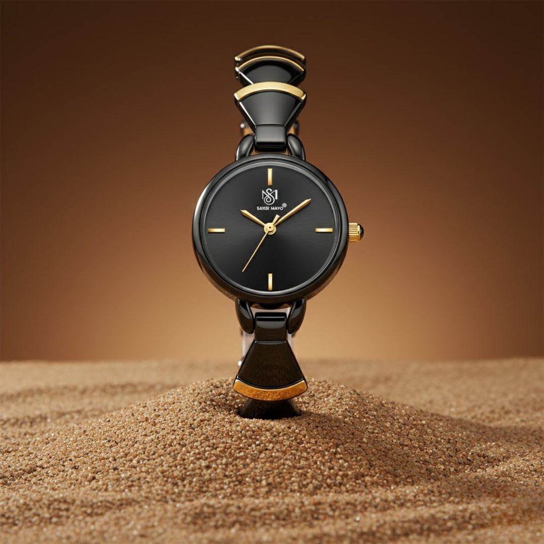 Bell Band Edition (Two-Tone Black Gold, Black Dial)