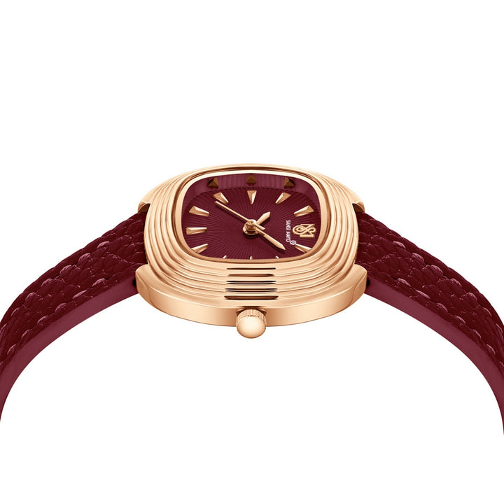 Verona Maroon Rose Gold WomenÕs Watch