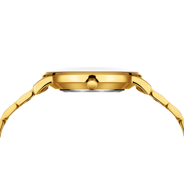 Gold Date Dial Quartz Watch