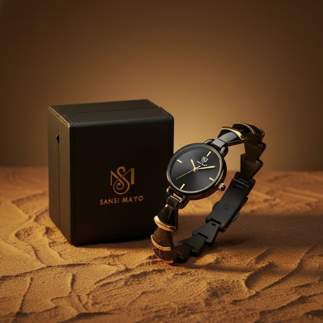 Bell Band Edition (Two-Tone Black Gold, Black Dial)