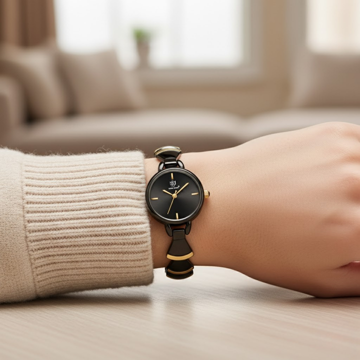 Bell Band Edition (Two-Tone Black Gold, Black Dial)