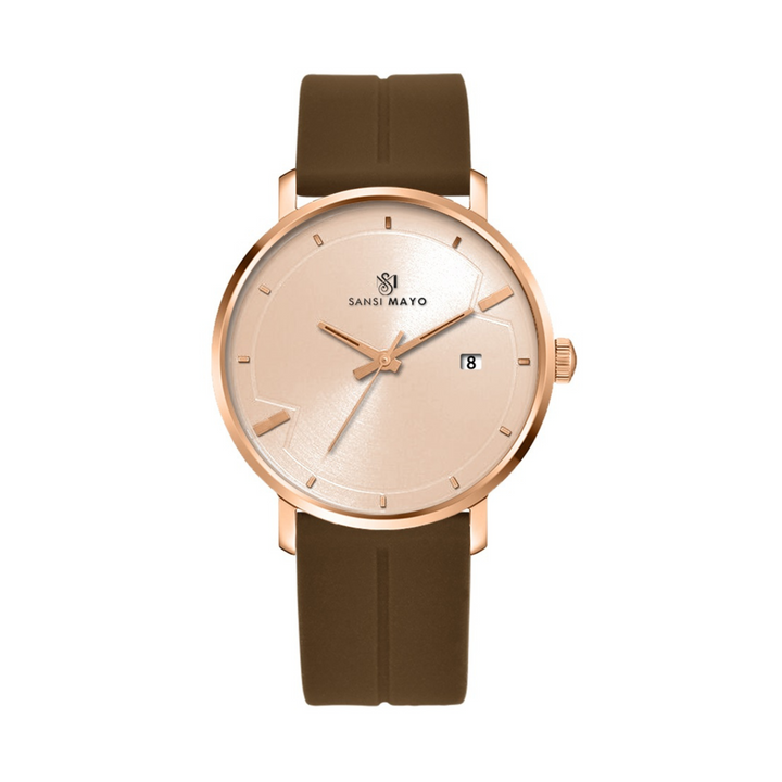 Regal Rose Gold Magnetic Lock Analog
