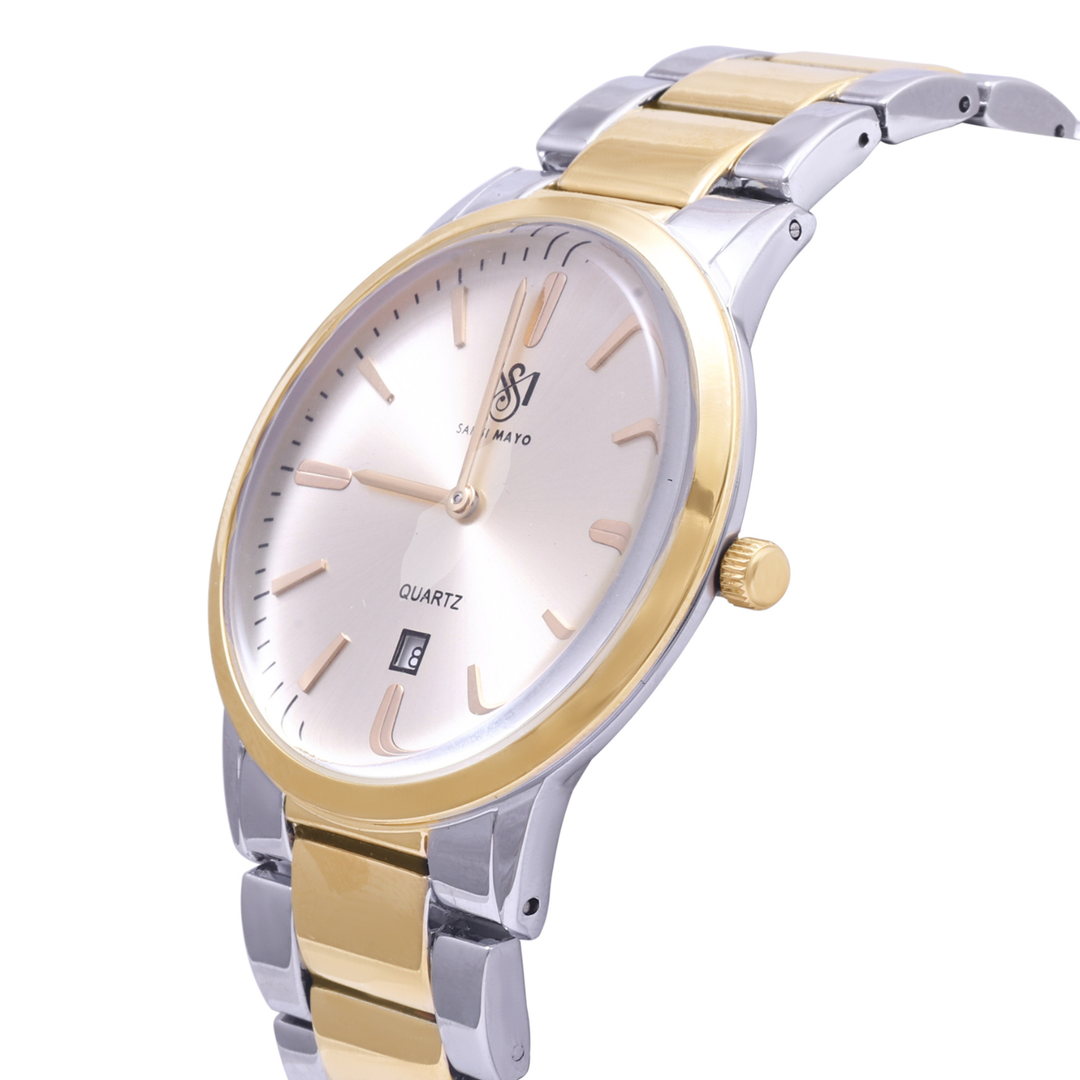 Two-Tone Gold Wrist Watch
