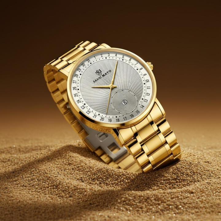 Gold Grey Date Quartz