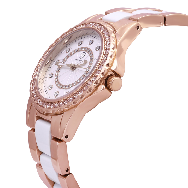 Round Two Tone Radiance Rose Gold  Wrist Watch