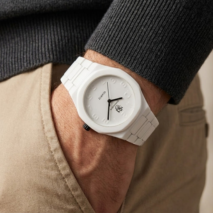 Carnival Pure White Quartz Watch