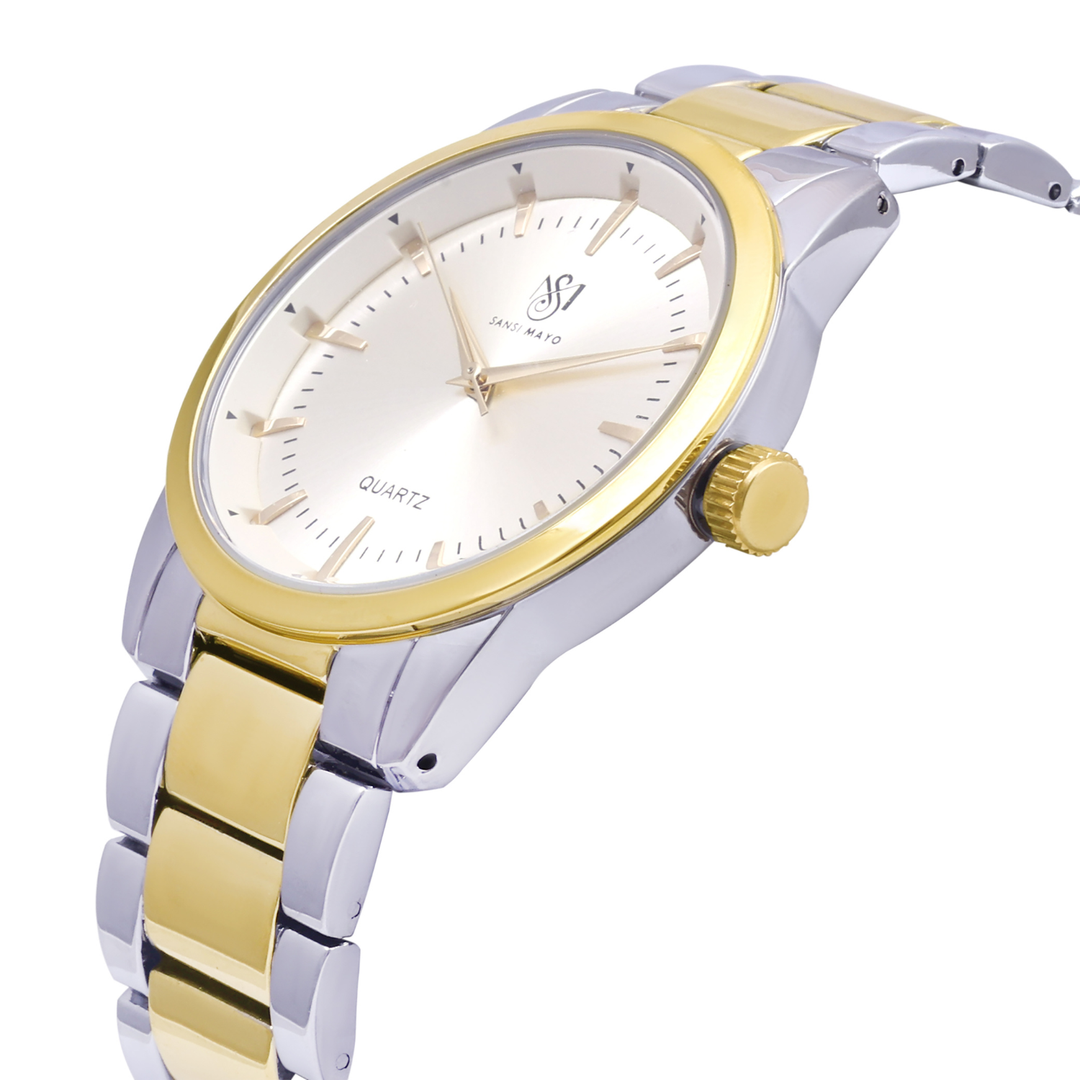 Two-Tone Gold Wrist Watch