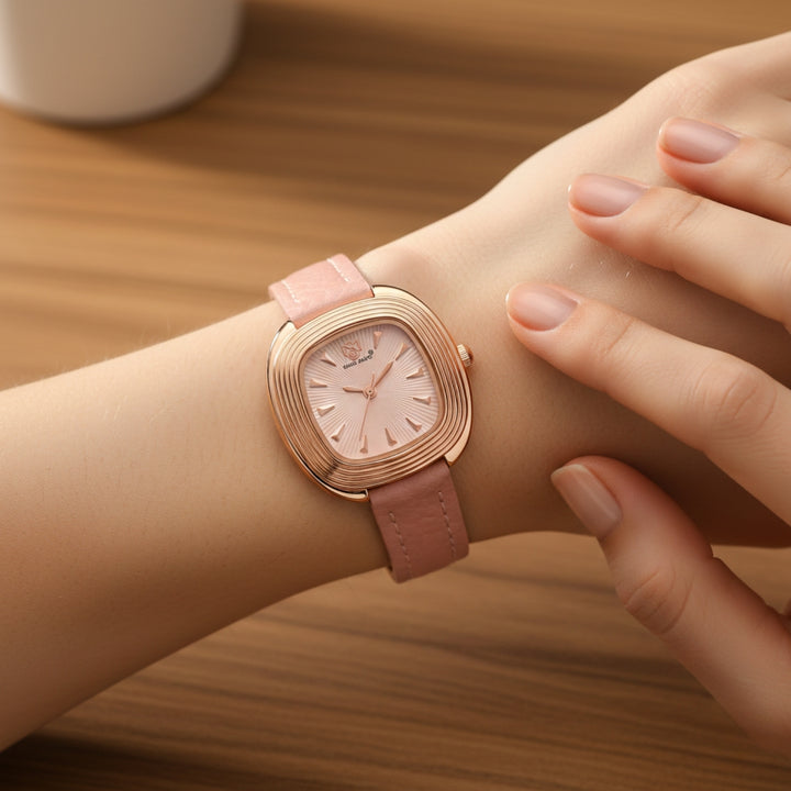 Verona Light Pink Rose Gold Watch for Women