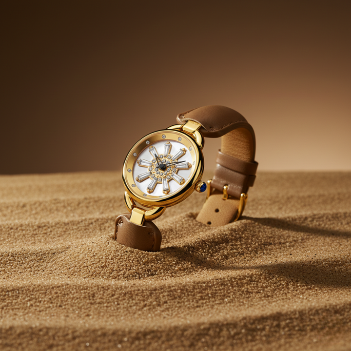 Aurora Women Dynamic Rotating Dial Watch