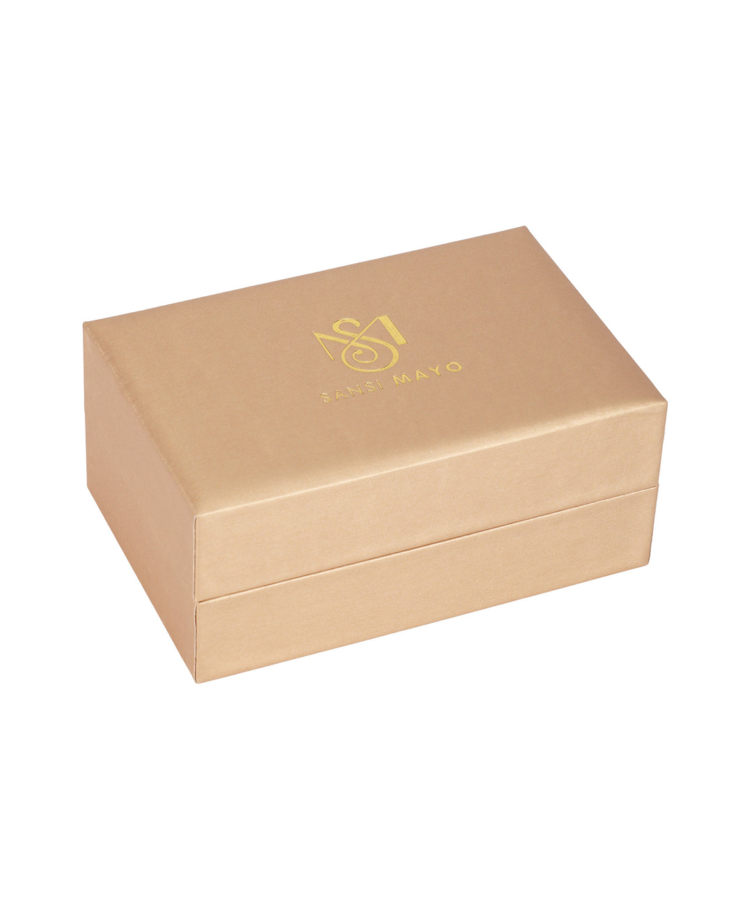 Sansi Mayo Women’s Watch, Bangle & Ring Gift Set — Two Tone Silver Gold with Gold Dial & Crystal Egyptian Stone