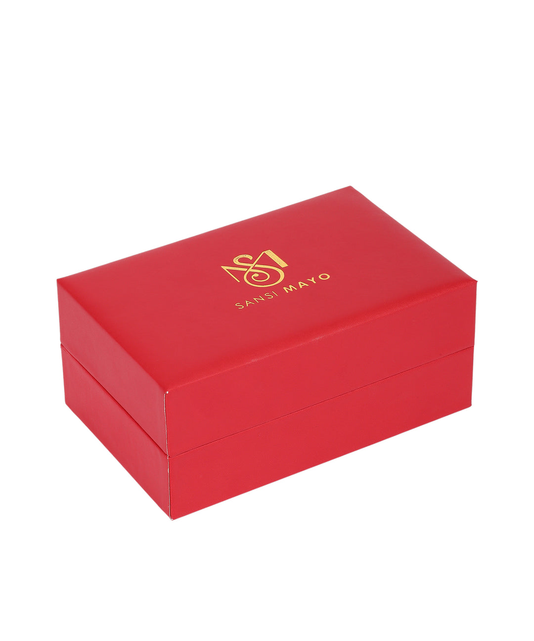 Sansi Mayo Women’s Watch & Jewellery Gift Set — Gold with Black Dial & Egyptian Stone