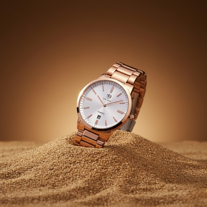 Rose Gold Wrist Watch
