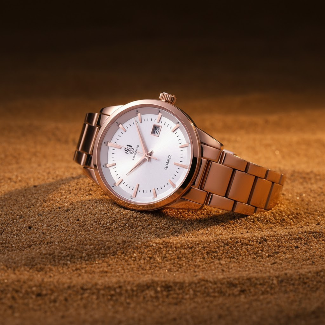 Rose Gold Wrist Watch