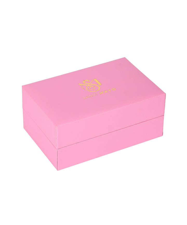 Sansi Mayo Women’s Watch & Jewellery Gift Set — Silver Rose Gold with Egyptian Stone