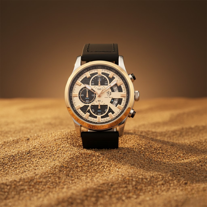 Two-Tone Gold Wrist Watch