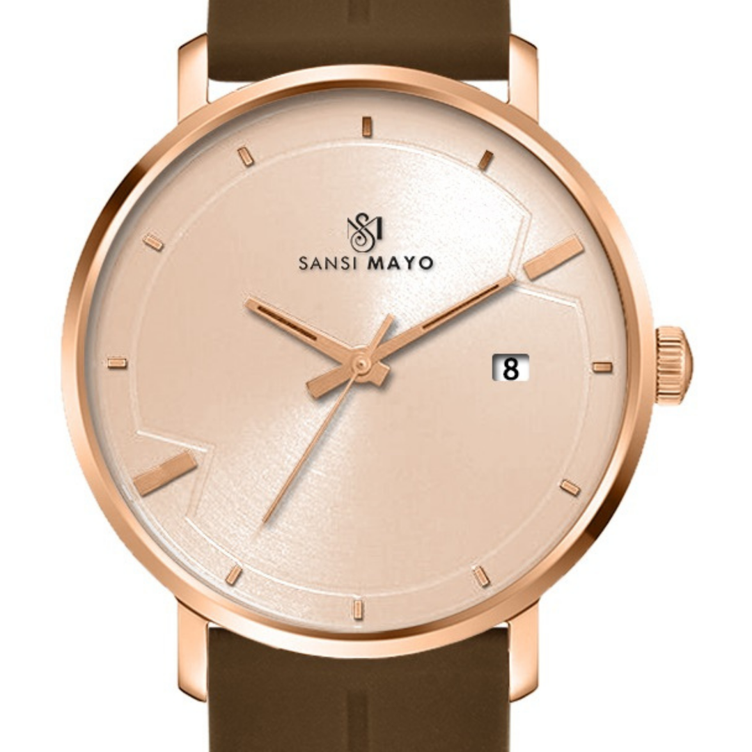 Regal Rose Gold Magnetic Lock Analog