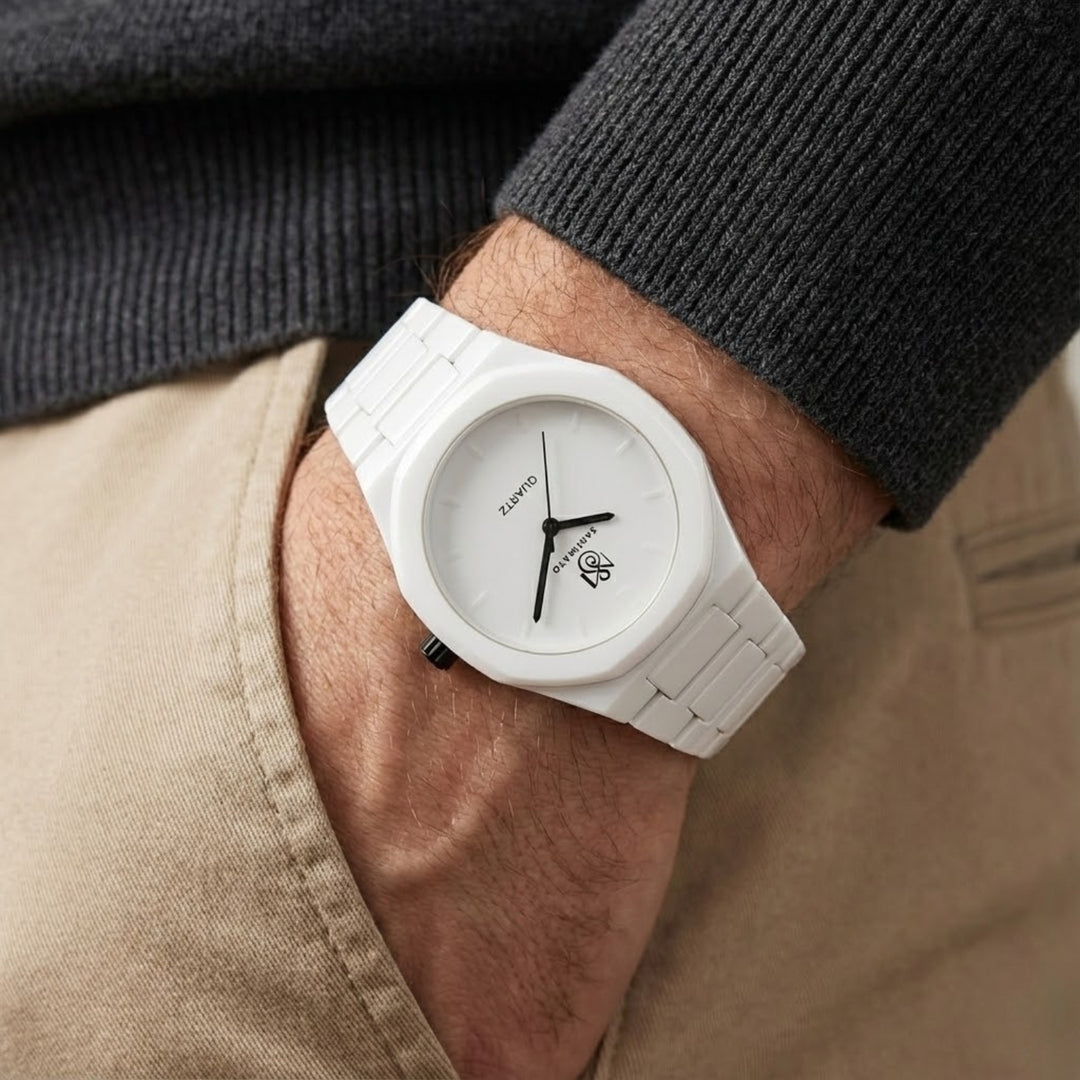 Carnival Dulex Pure White Quartz Watch