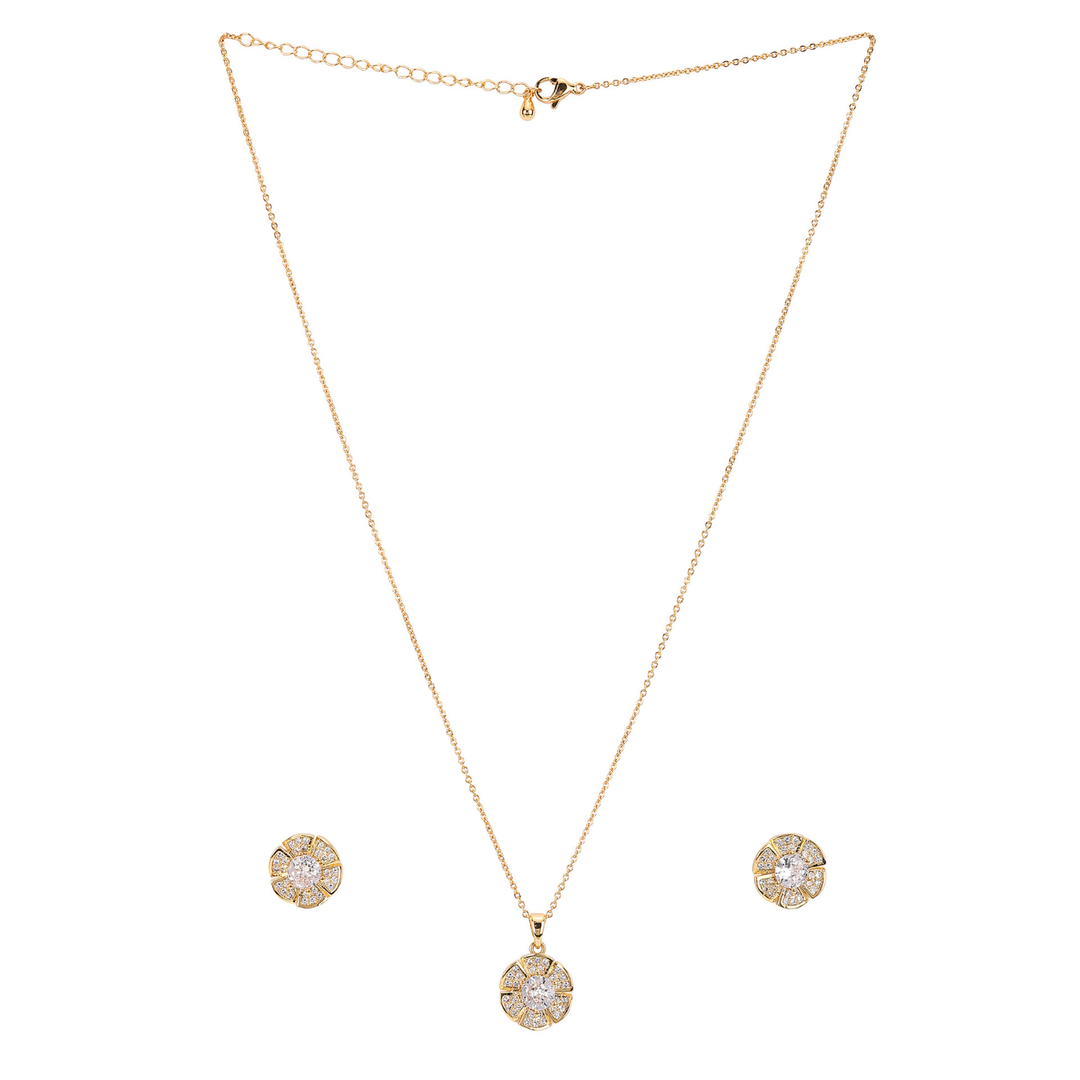 Sansi Mayo Women’s Watch & Jewellery Gift Set — Rose Gold with White Dial & Egyptian Stone