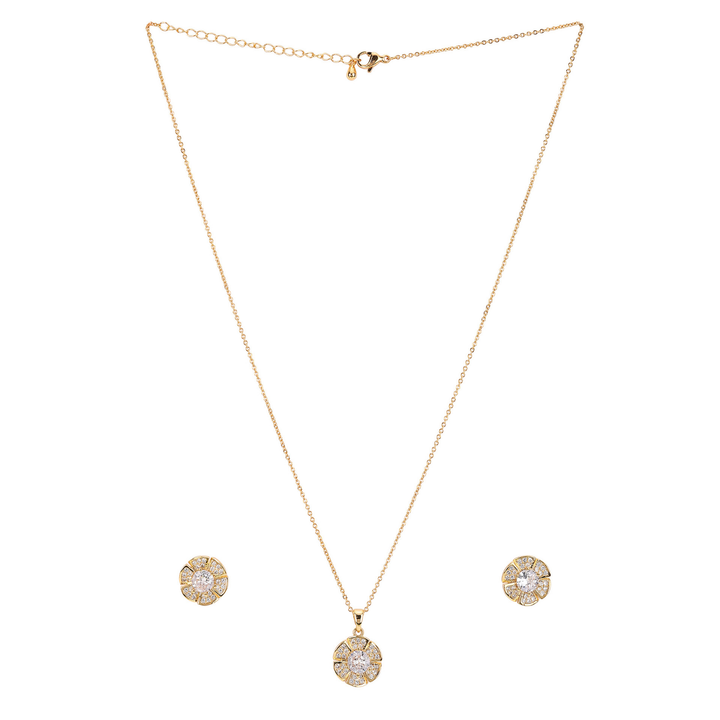 Sansi Mayo Women’s Watch & Jewellery Gift Set — Rose Gold with White Dial & Egyptian Stone