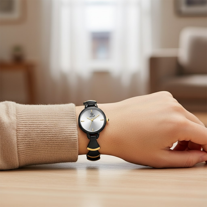 Bell Band Edition (Two-Tone Black Gold, Grey Dial)