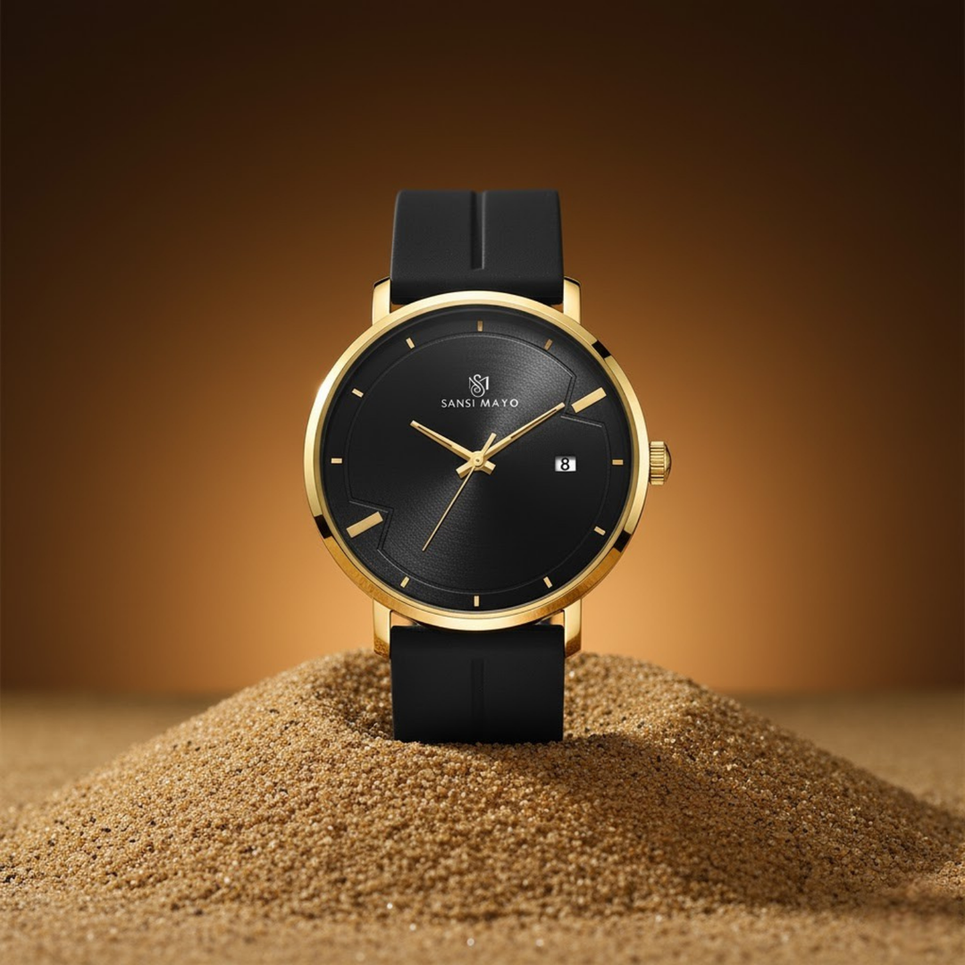 Midnight Black Magnetic Lock Analog