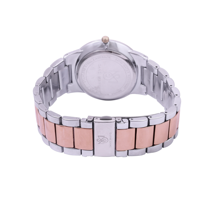 Two-Tone Rose Gold Wrist Watch