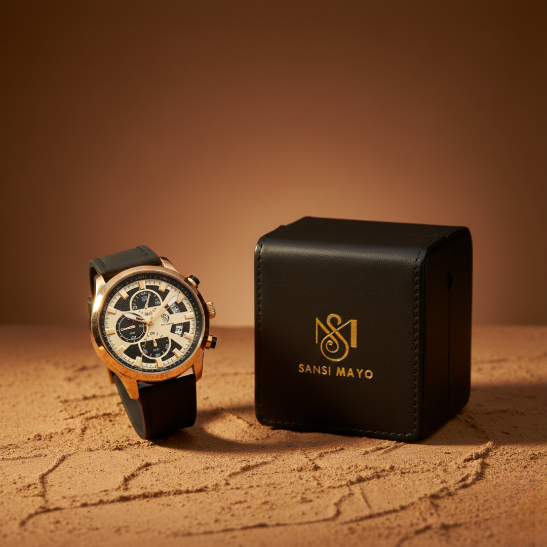 Two-Tone Gold Wrist Watch