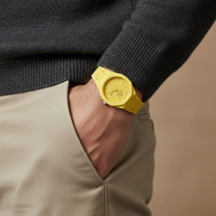 Yellow Radiance Wrist Watch