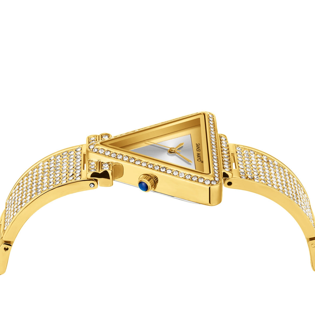 Dina Gold Grey Quartz Watch