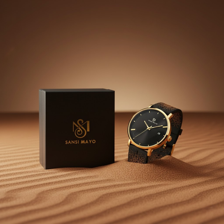 Midnight Black Magnetic Lock Analog