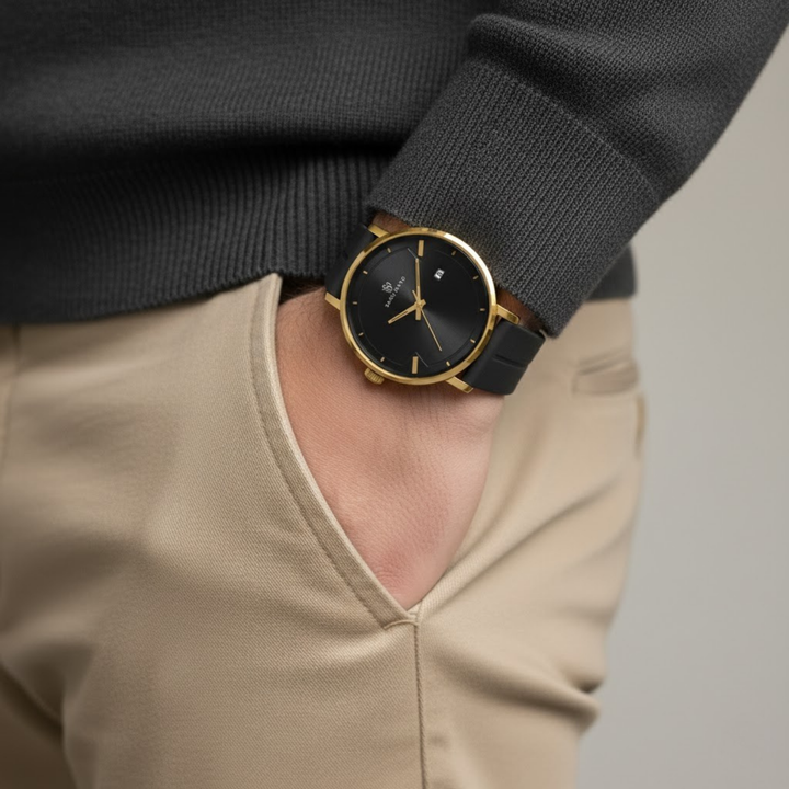 Midnight Black Magnetic Lock Analog