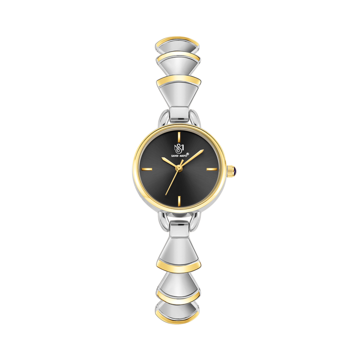 Bell Band Edition (Two-Tone silver Gold, Black Dial)