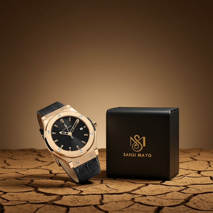 Carbon Black Leather Analog