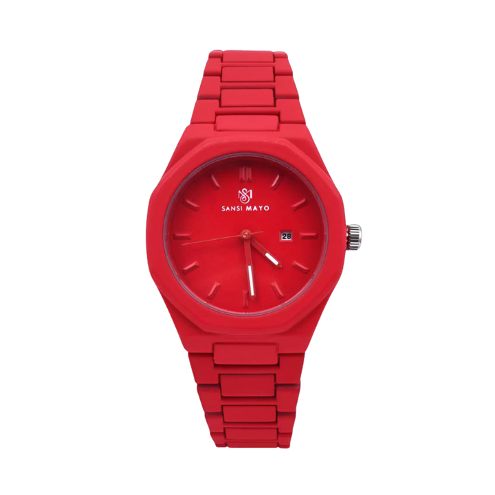 Red Fusion Wrist Watch