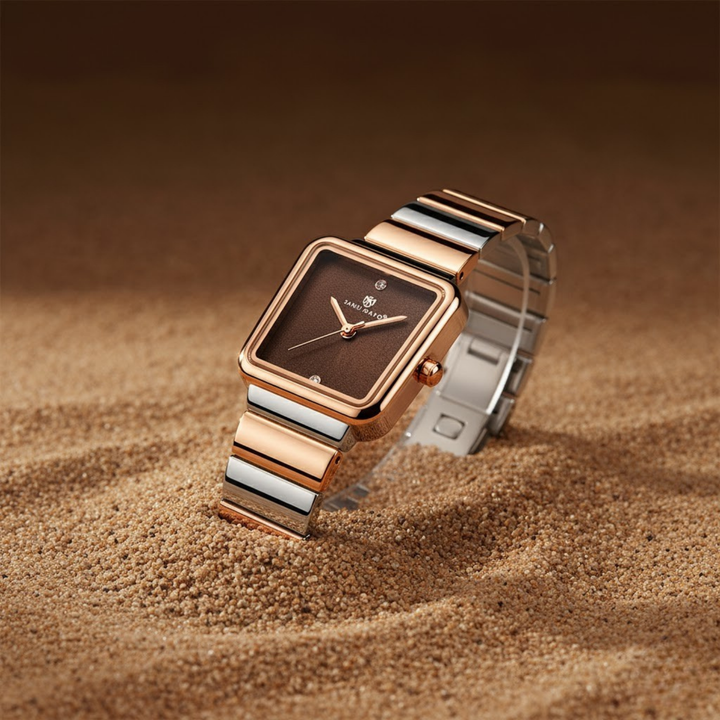 Silver Rose Gold Edition (Brown Dial)