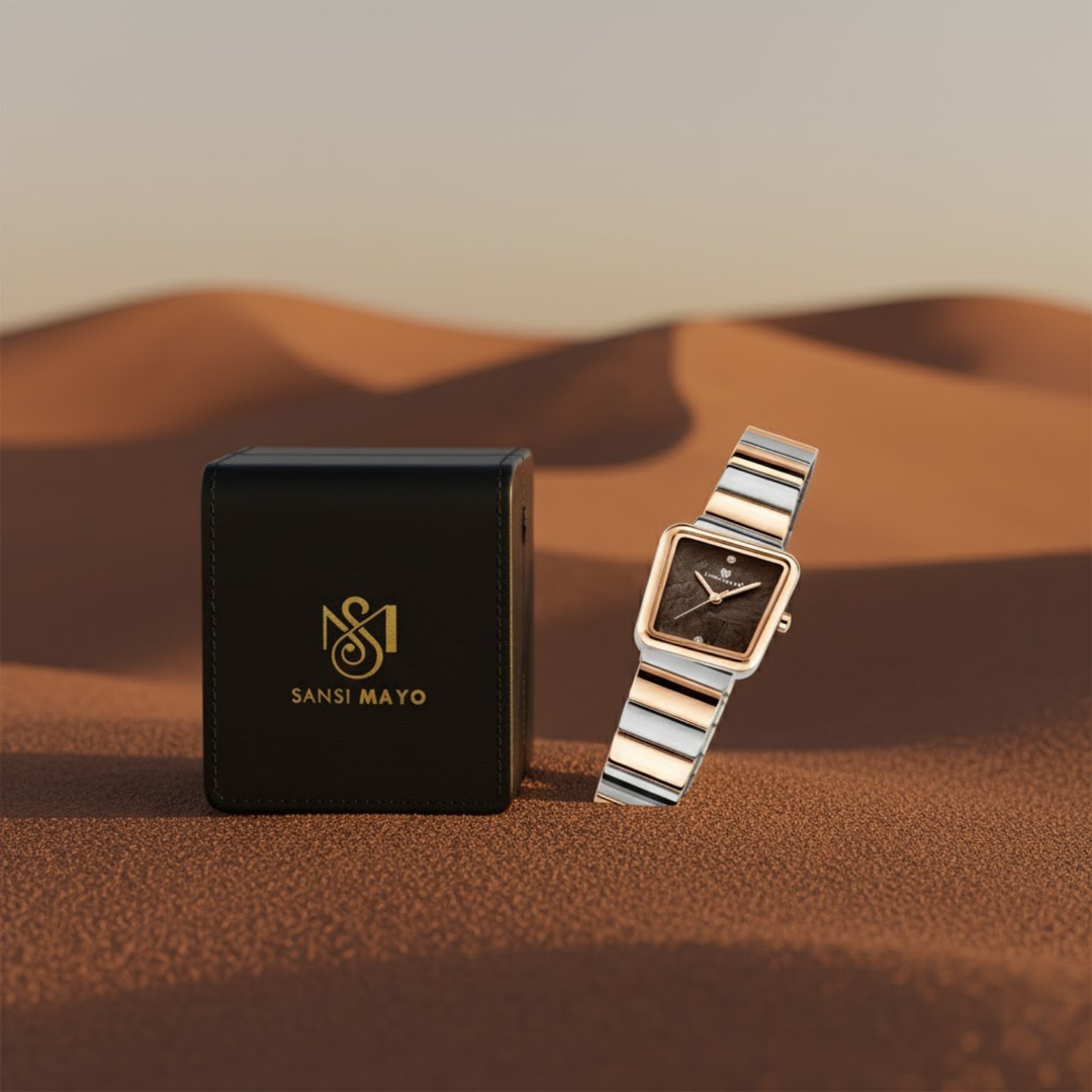 Silver Rose Gold Edition (Brown Dial)