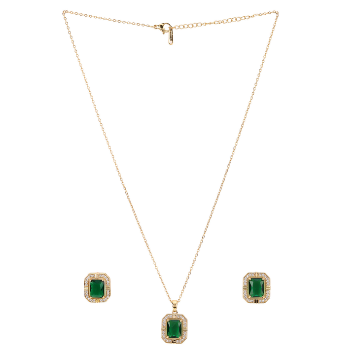 Sansi Mayo Women’s Watch & Jewellery Gift Set — Gold with Grey Dial & Egyptian Stone