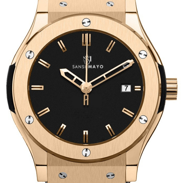 Carbon Black Leather Analog