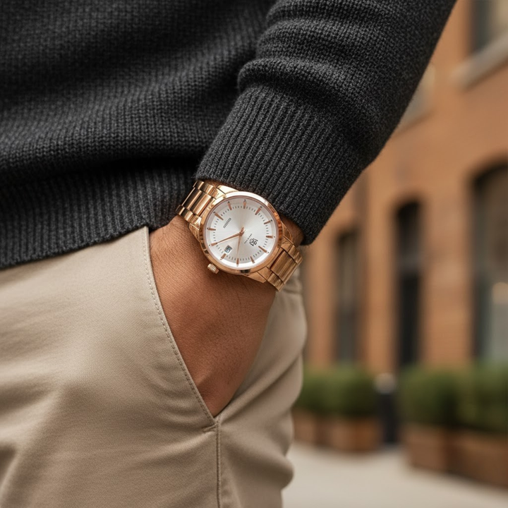 Rose Gold Wrist Watch