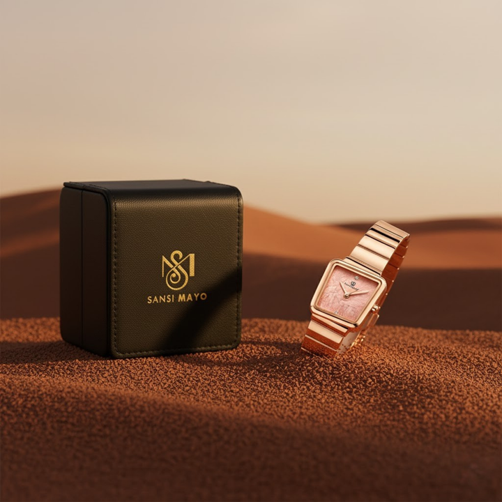 Square Case Edition (Rose Gold, Rose Gold Dial)