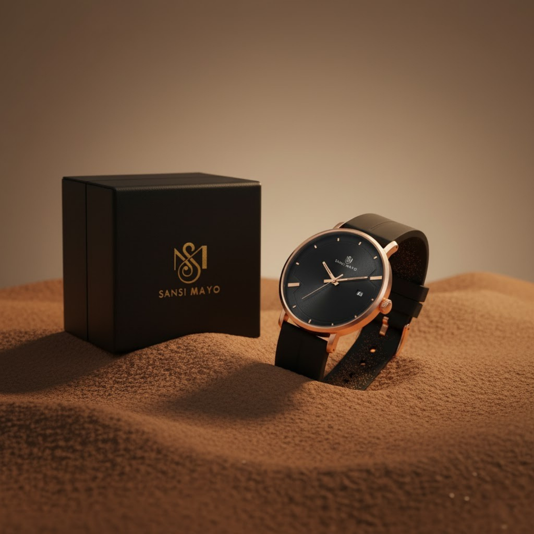 Obsidian Black Magnetic Lock Analog