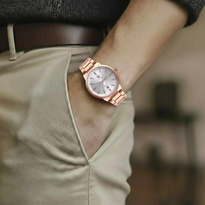 Rose Gold Wrist Watch