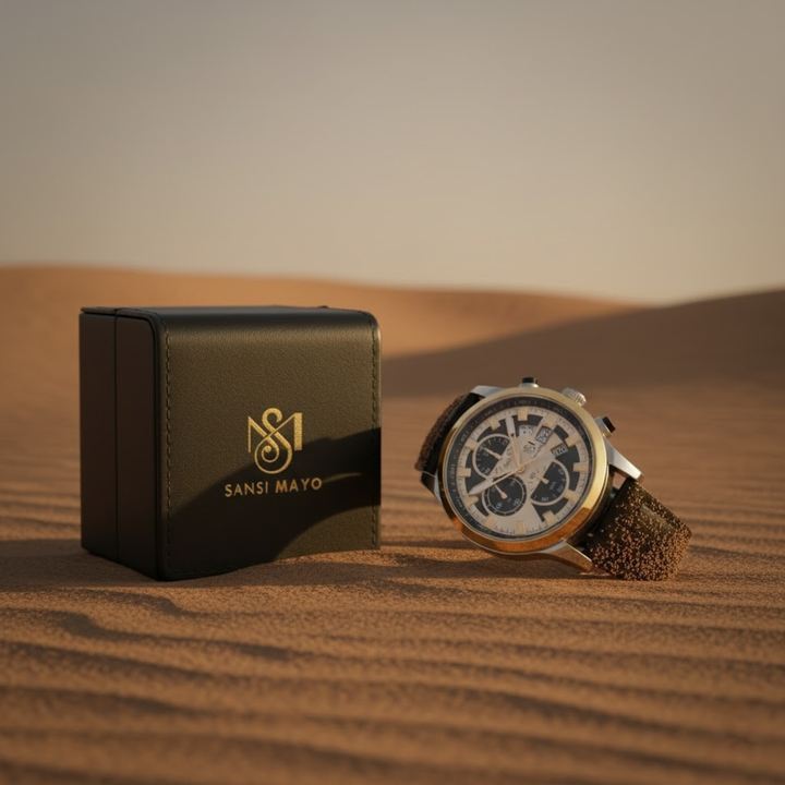 Two-Tone Gold Wrist Watch