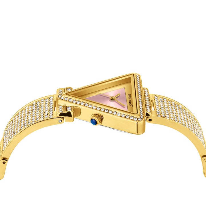 Dina Gold Light Pink Quartz Watch