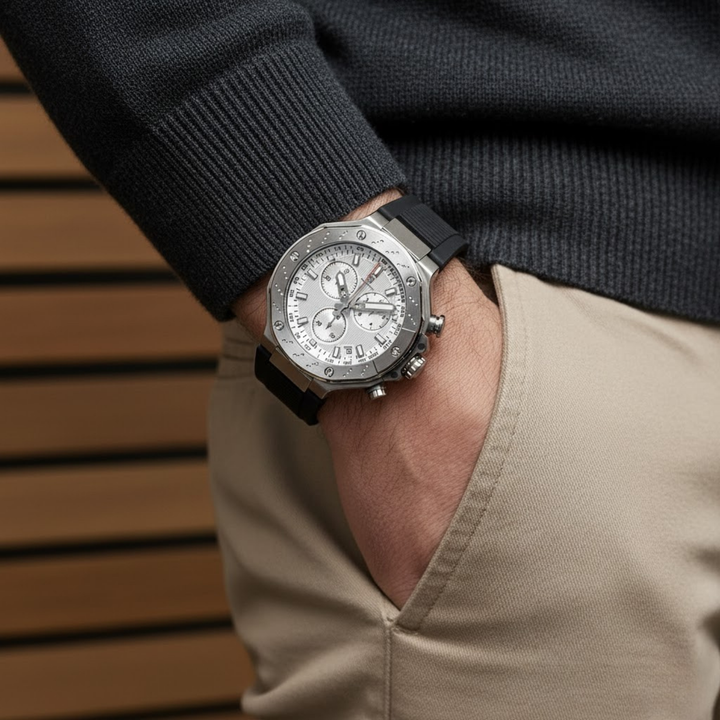 Romano Dual Dial White – Men's Watch