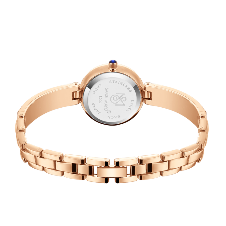 Egyptian Stone Rose Gold Sky Blue Women’s Watch