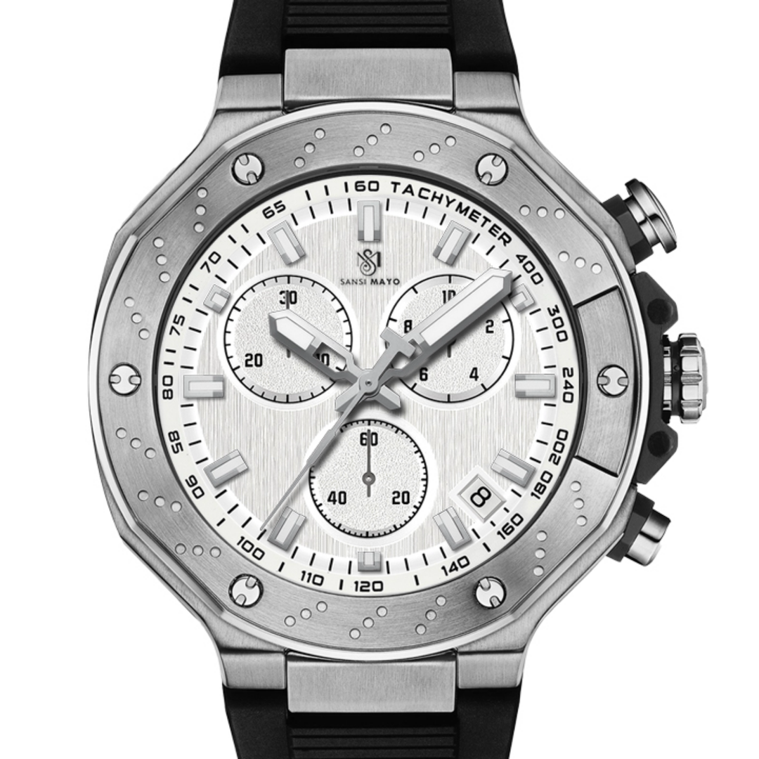 Romano Dual Dial White – Men's Watch