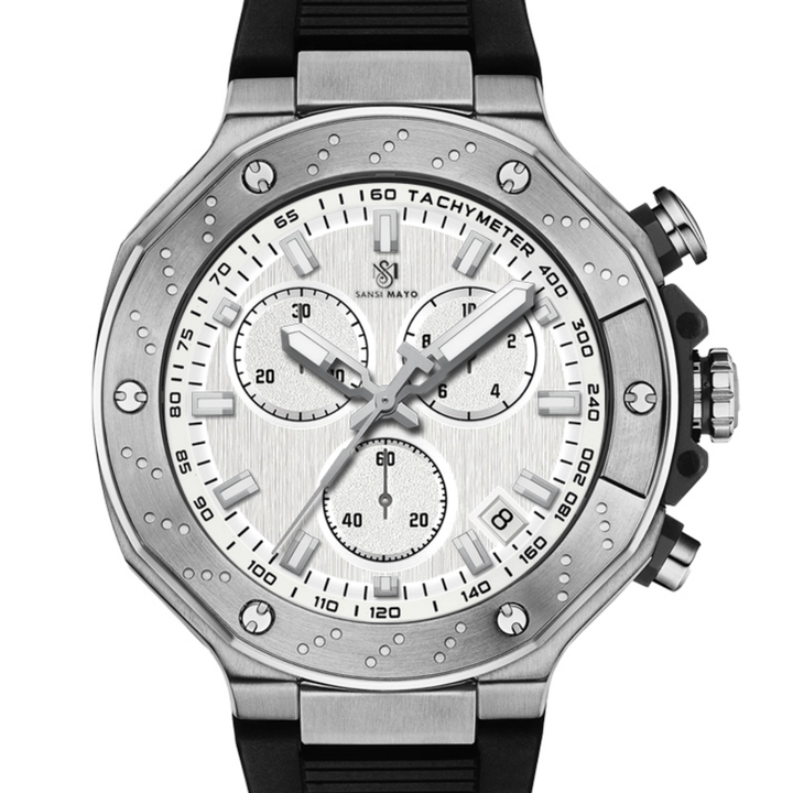 Romano Dual Dial White – Men's Watch